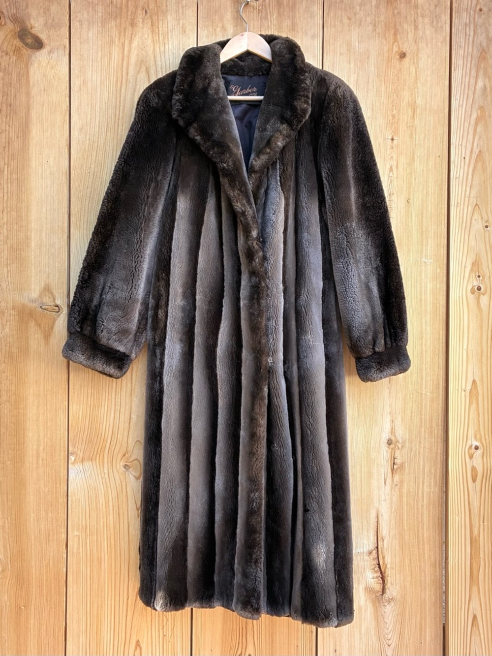 Immaculate Vintage Sheared Beaver Coat Sz Medium